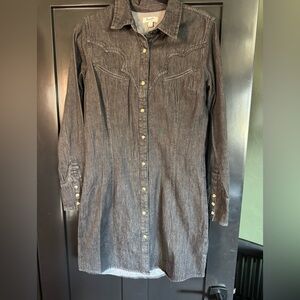 Wrangler Denim Snap-Up Dress